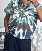 Sweat tie and dye marine / bleu