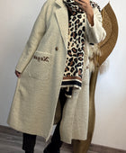 Manteau long beige