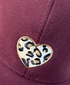 Casquette love lie de vin
