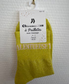 Chaussettes pailletées talentueuse
