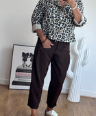 Pantalon Gabriel marron TU 36/42