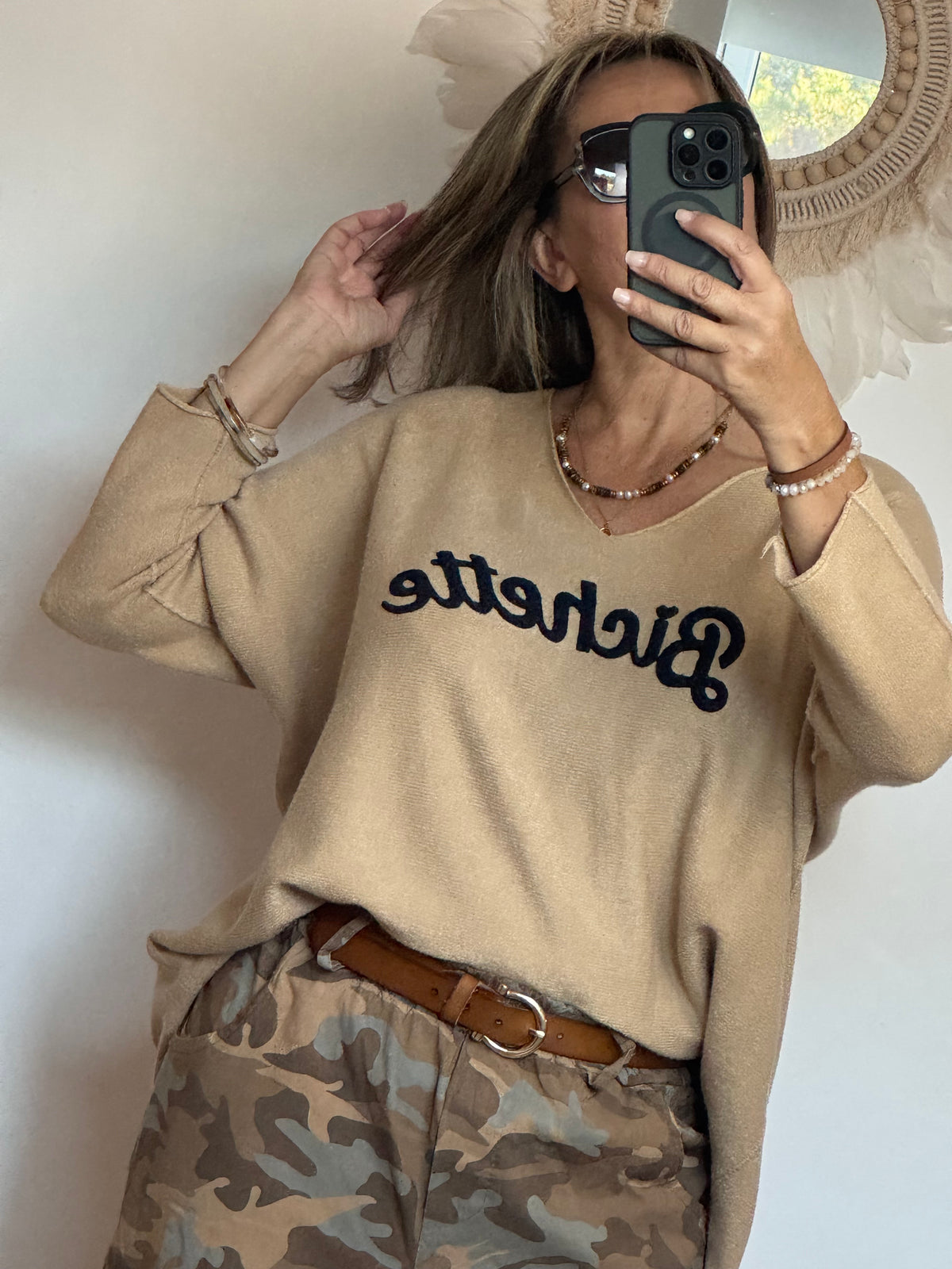 Pull bichette camel