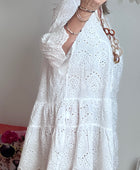 Robe broderie anglaise blanche TU 38/44