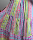 Robe d’été fond bleu