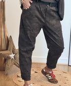 Pantalon Dakota camouflage marron