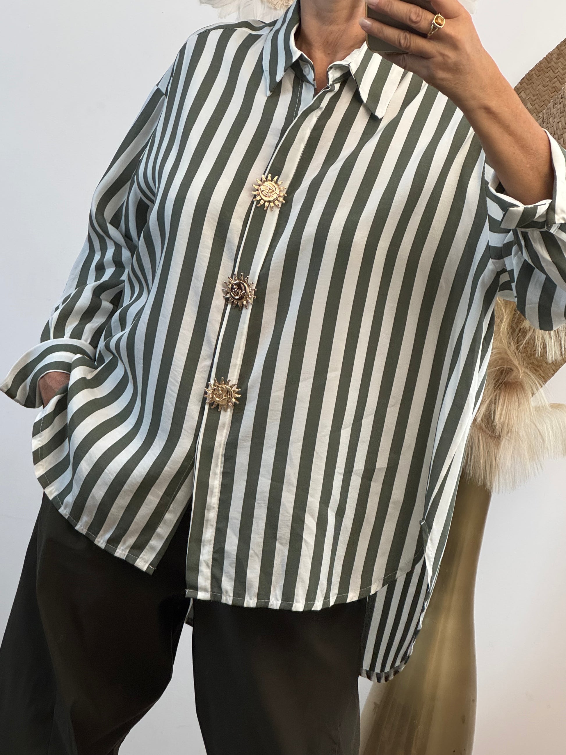 Chemise Valentine kaki