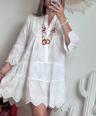 Robe broderie anglaise blanche TU 38/44