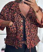Veste Léo terracotta