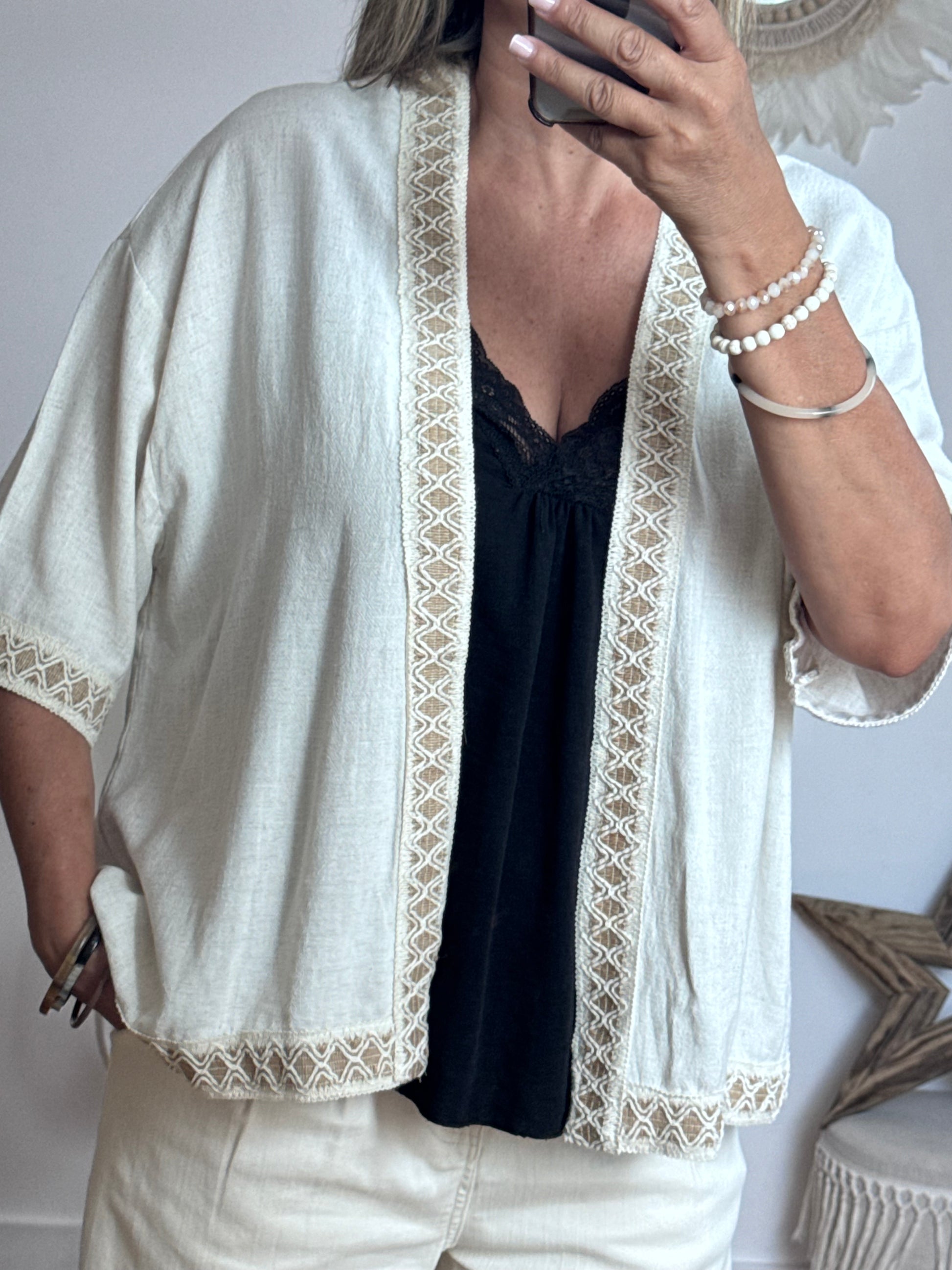 Veste beige Juliette