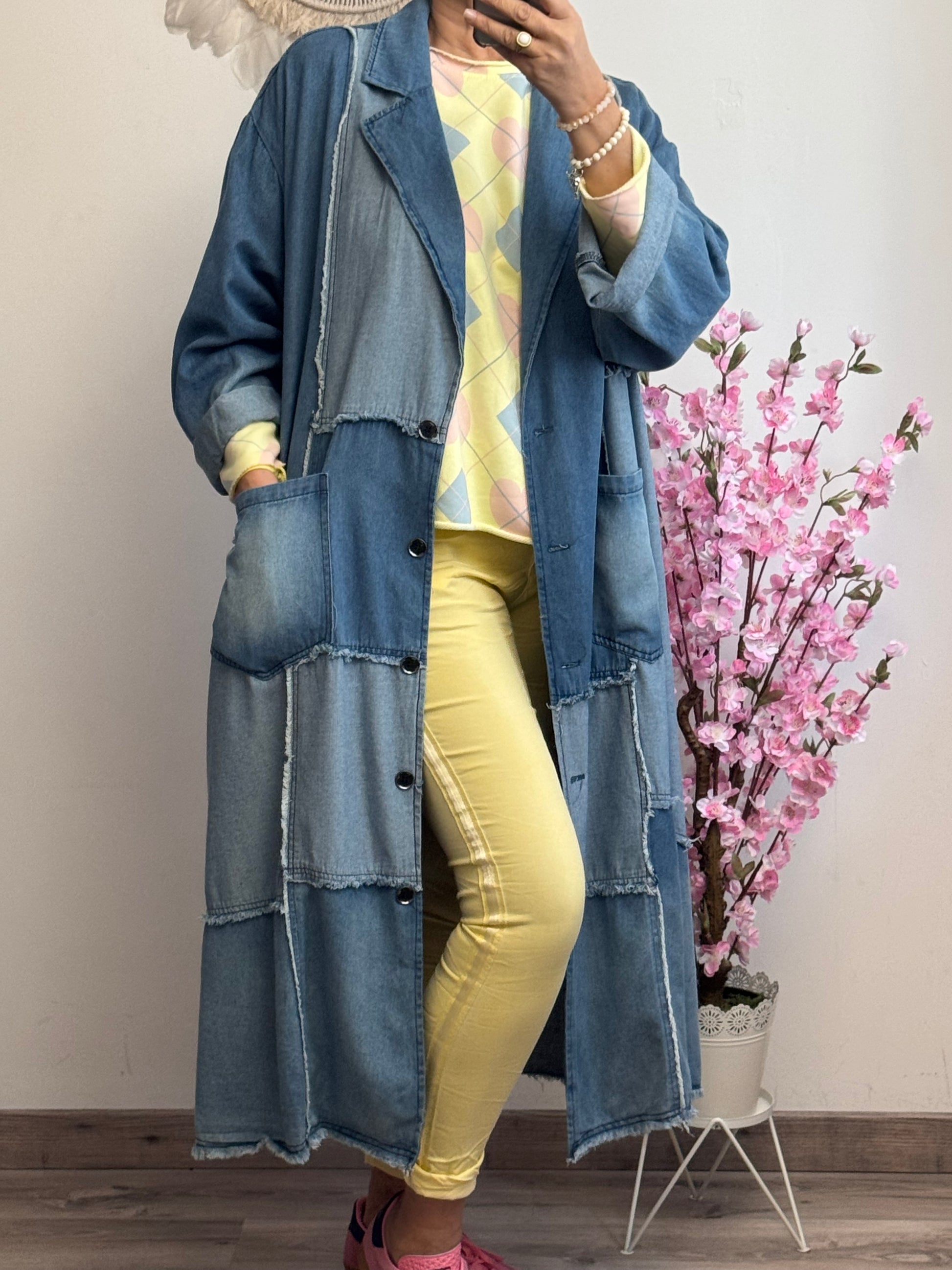 Manteau oversize multi jeans TU 40/48