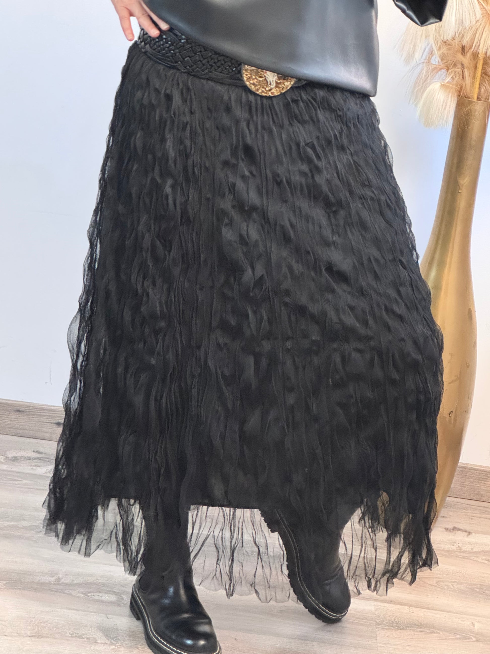 Jupe tulle noire TU 38/46