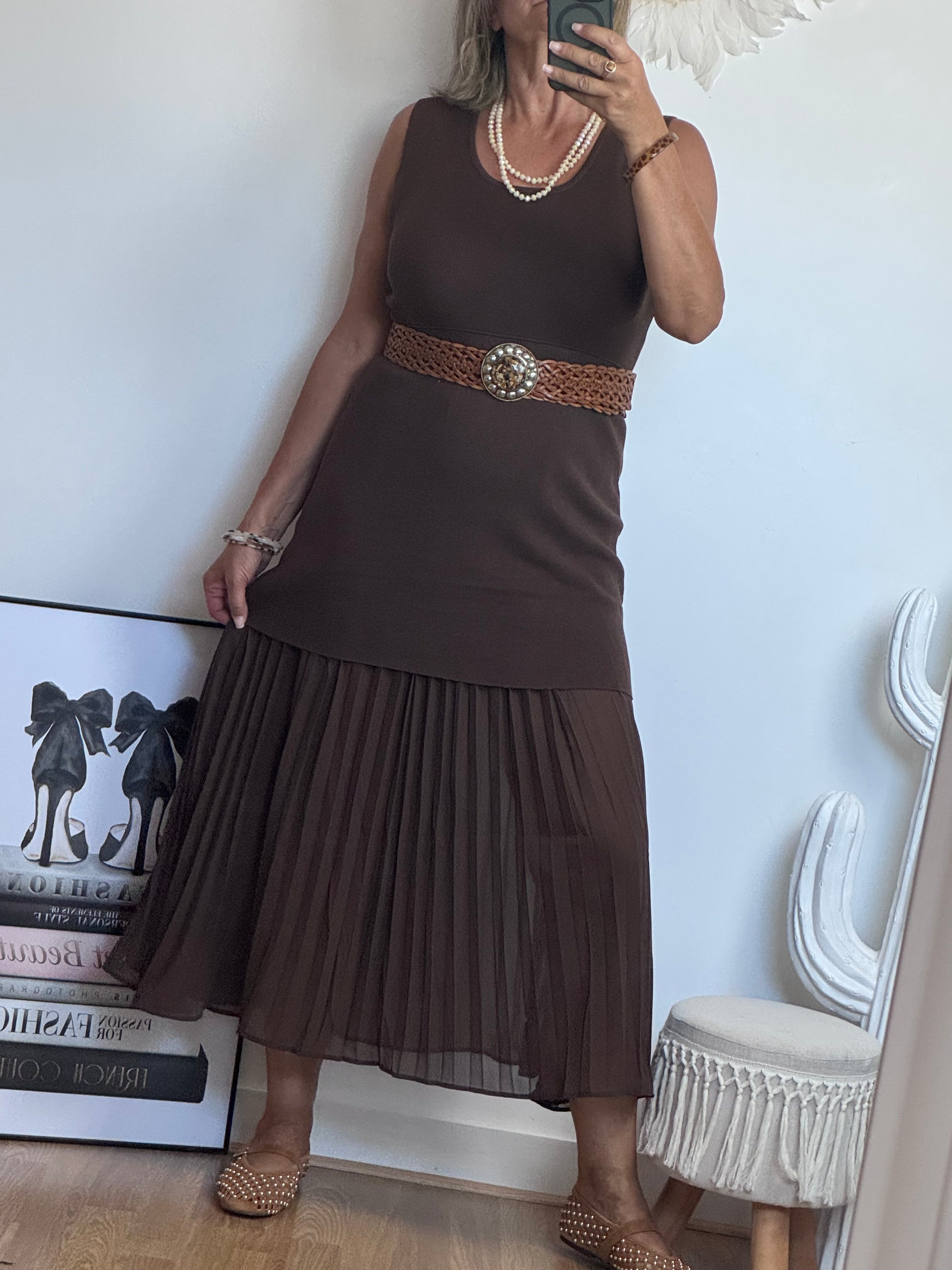 Robe Capucine marron