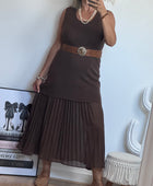 Robe Capucine marron