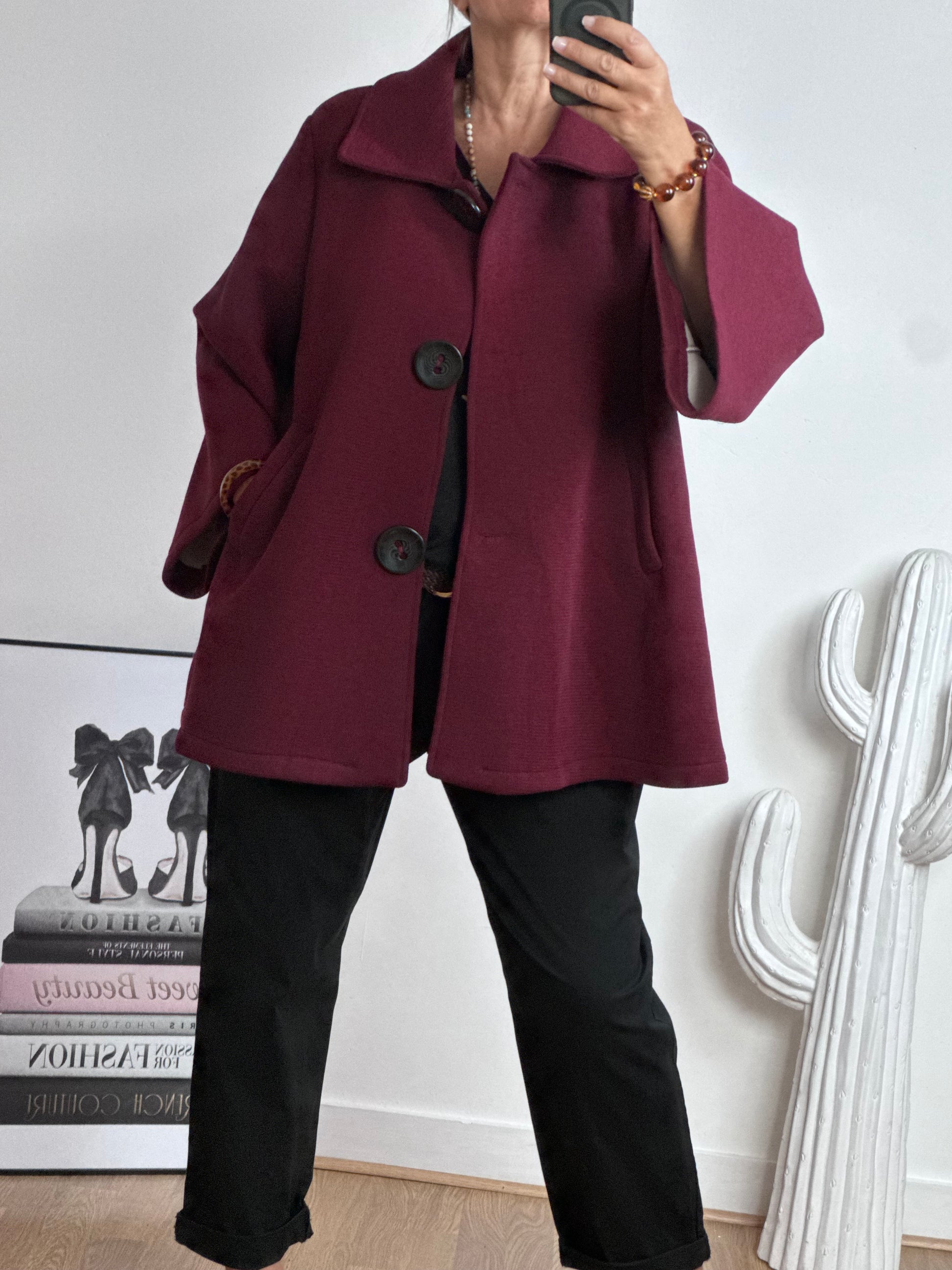 Veste Kennedy bordeaux TU 40/50