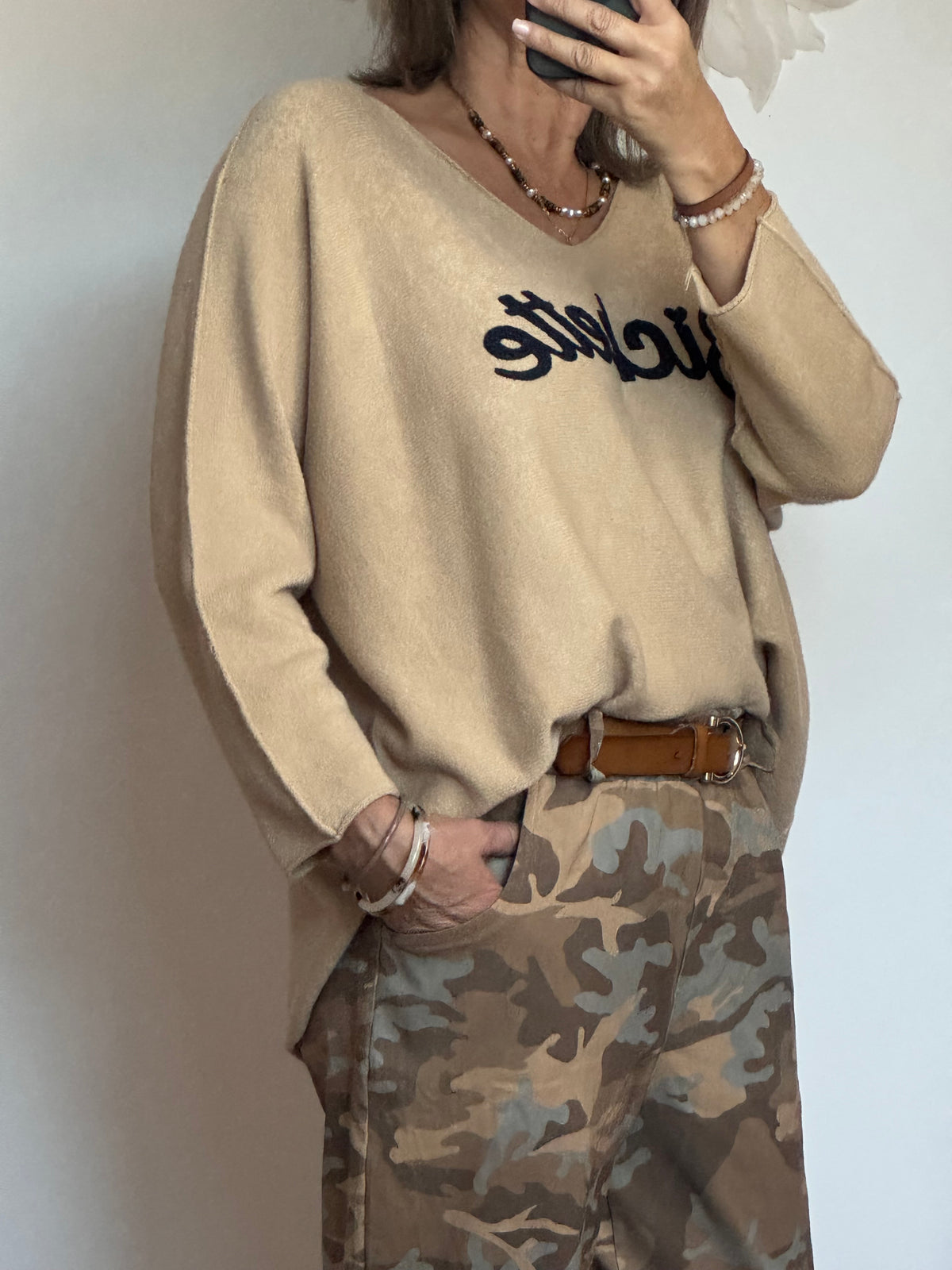 Pull bichette camel