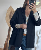 Veste blazer casuel noir TU 40/48