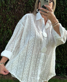 Chemise Lolita broderie blanche