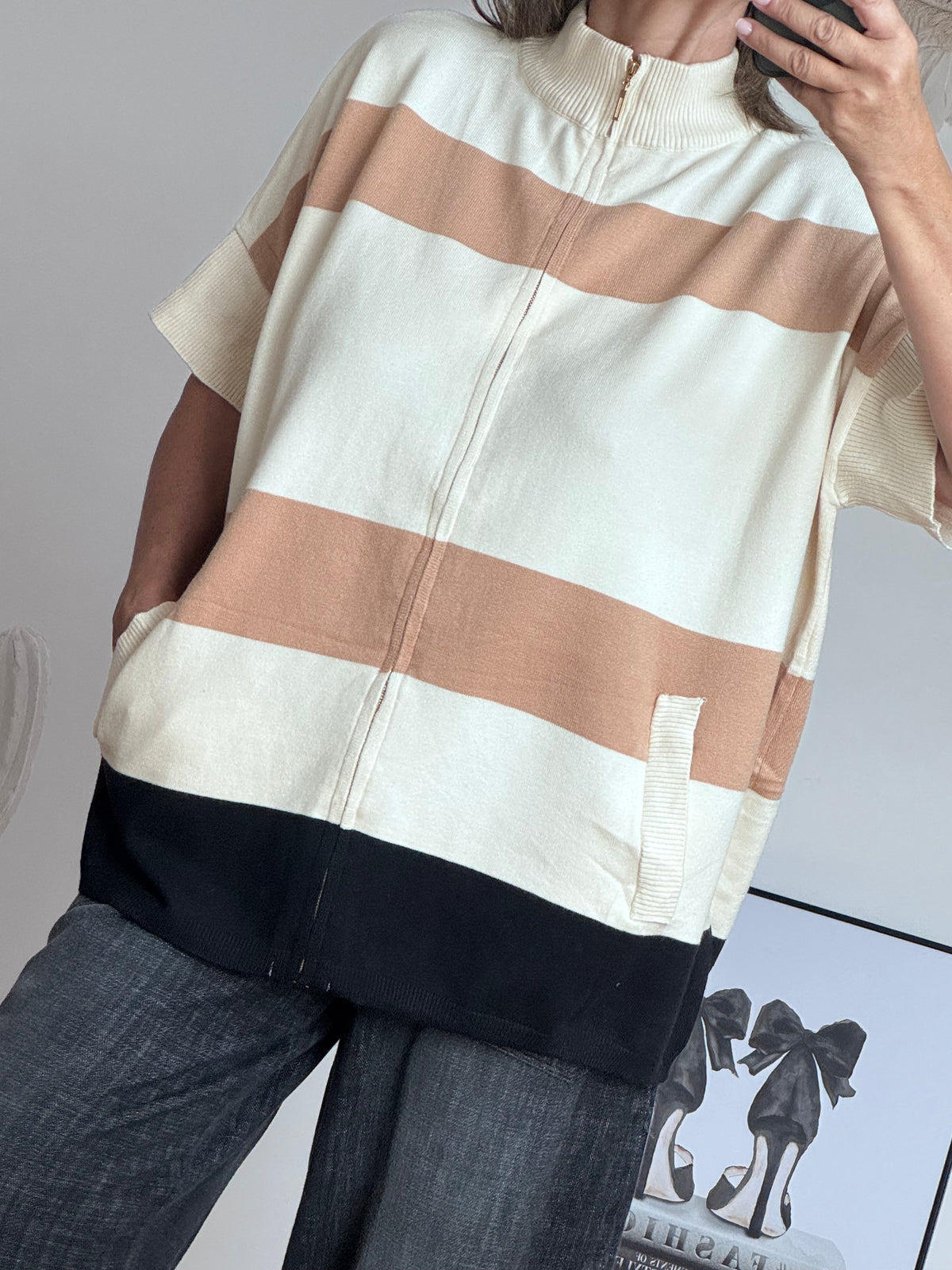 Pull Romy crème jolie forme