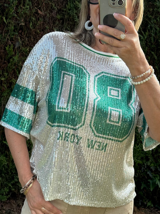 Teeshirt sequins 80 New York