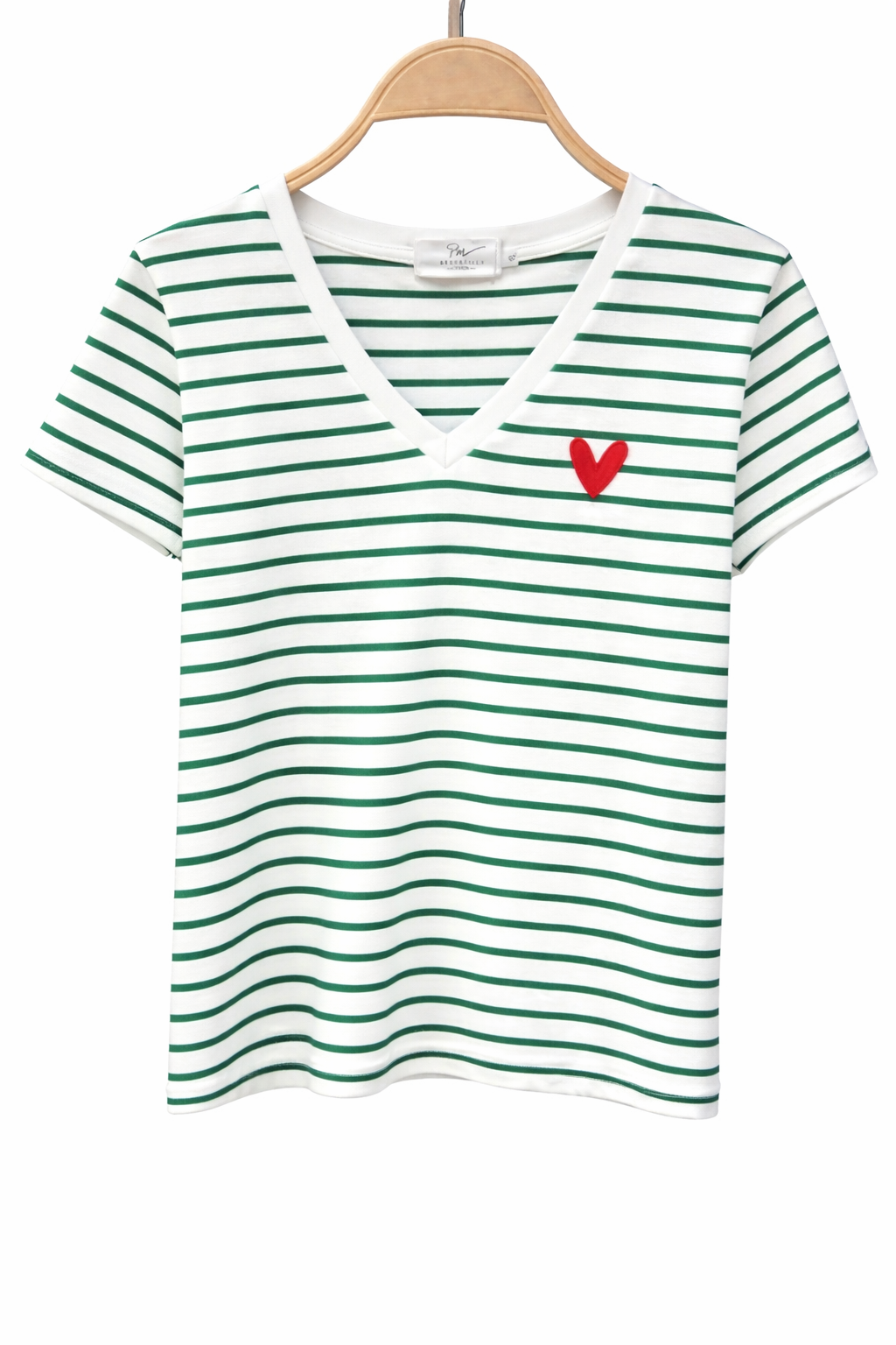 Teeshirt rayures vertes femme ❤️
