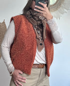 Écharpe imprimée cachemire beige
