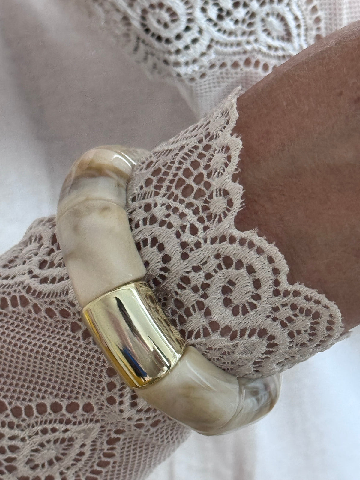 Bracelet beige chic