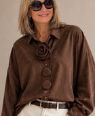 Chemise ou veste Louiza camel