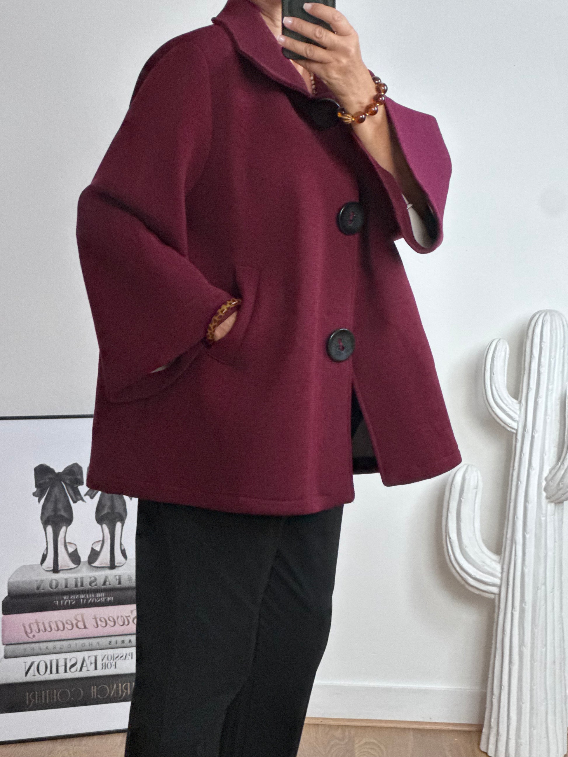 Veste Kennedy bordeaux TU 40/50