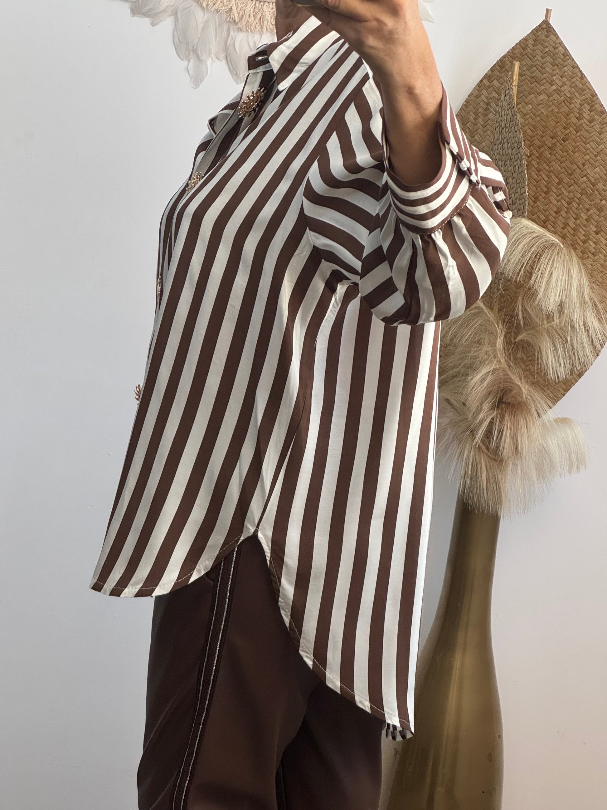 Chemise Valentine marron