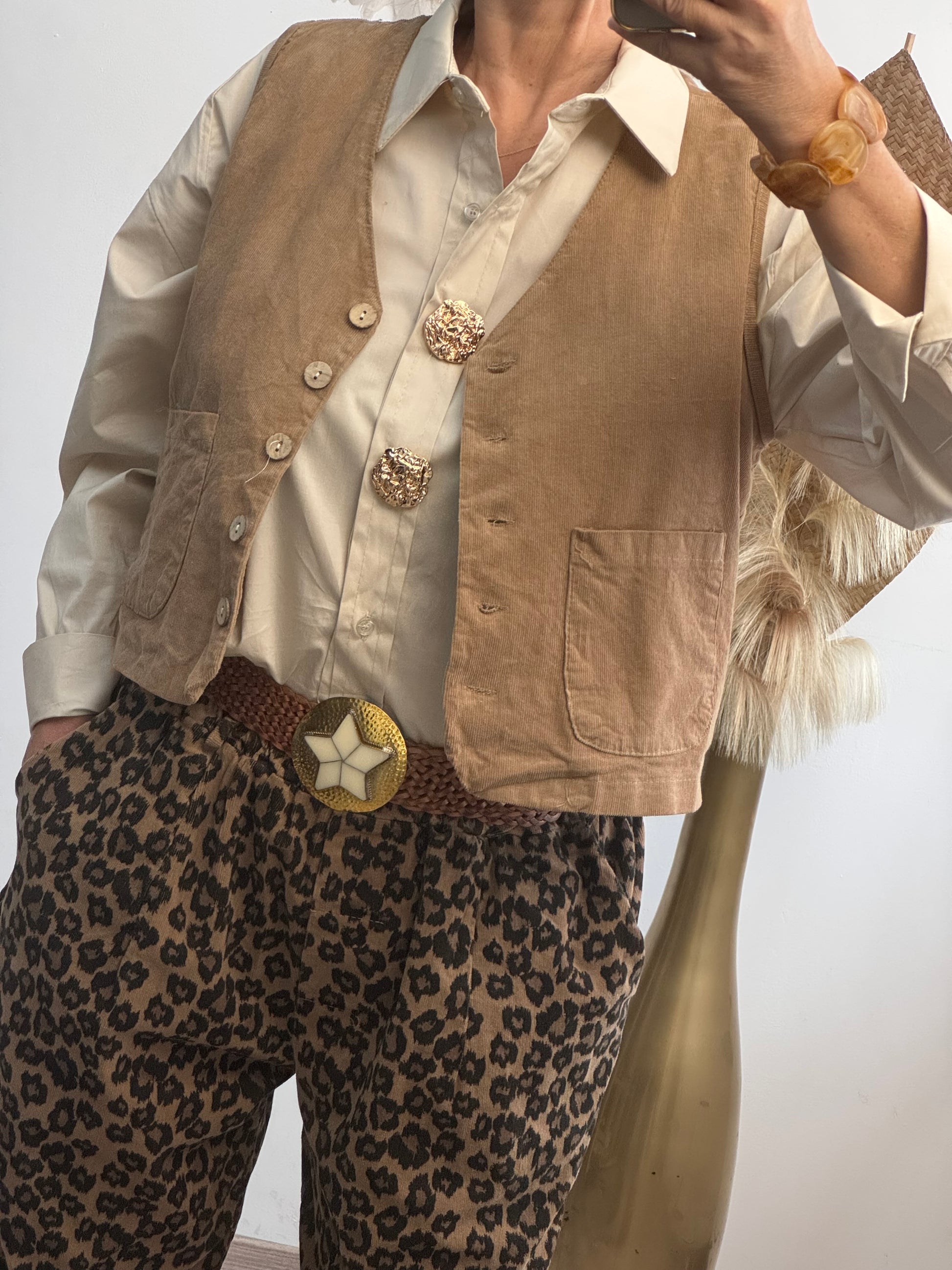 Gilet Antonin beige