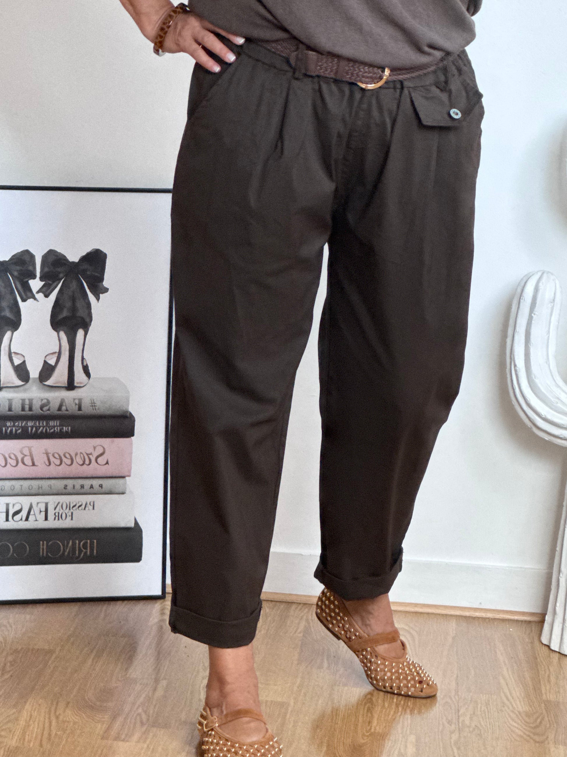 Pantalon confort Arthur marron TU 38/48