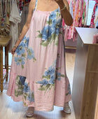 Robe fleurie rose