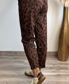 Pantalon Léo marron foncé