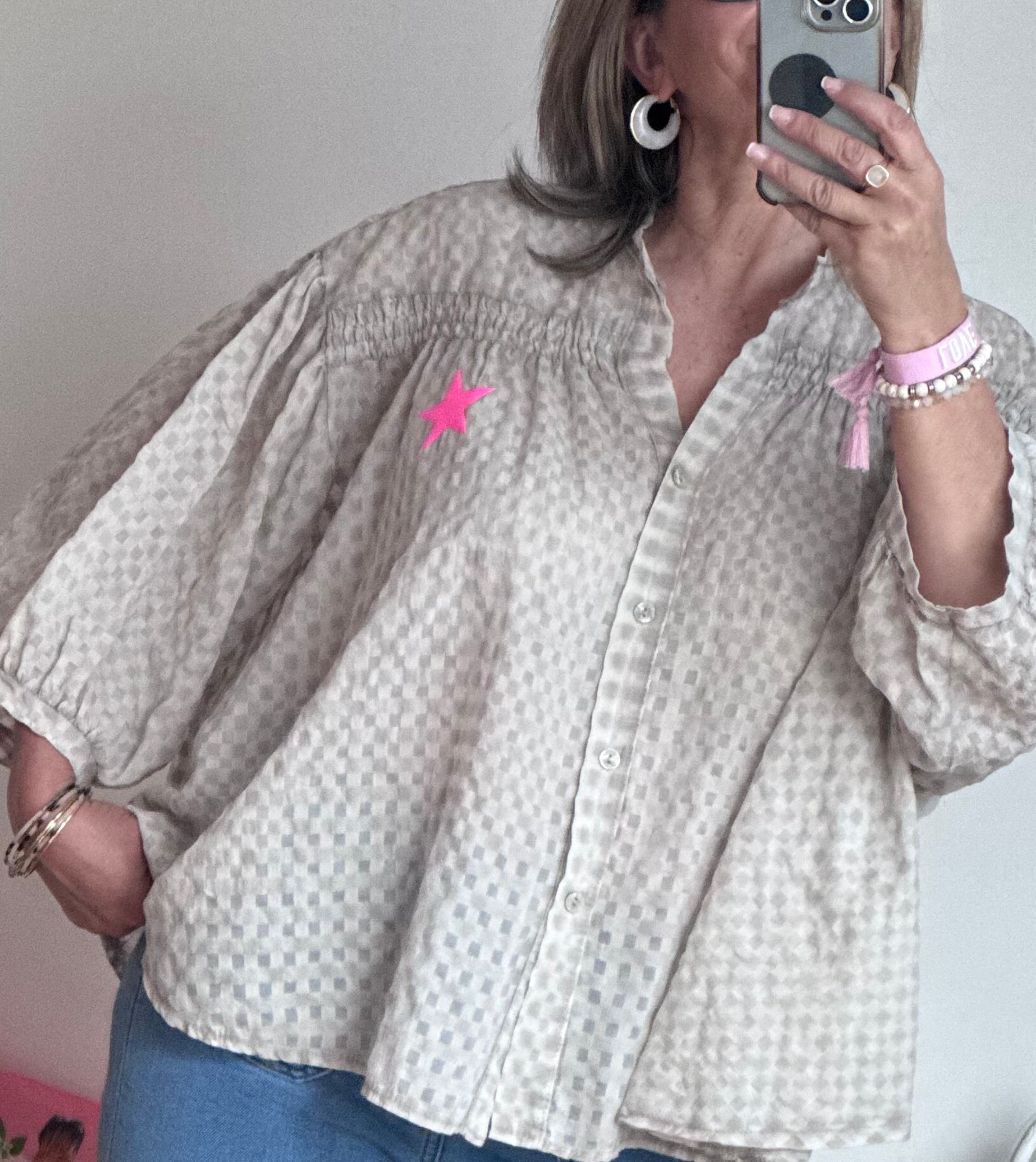 Chemise iconic beige