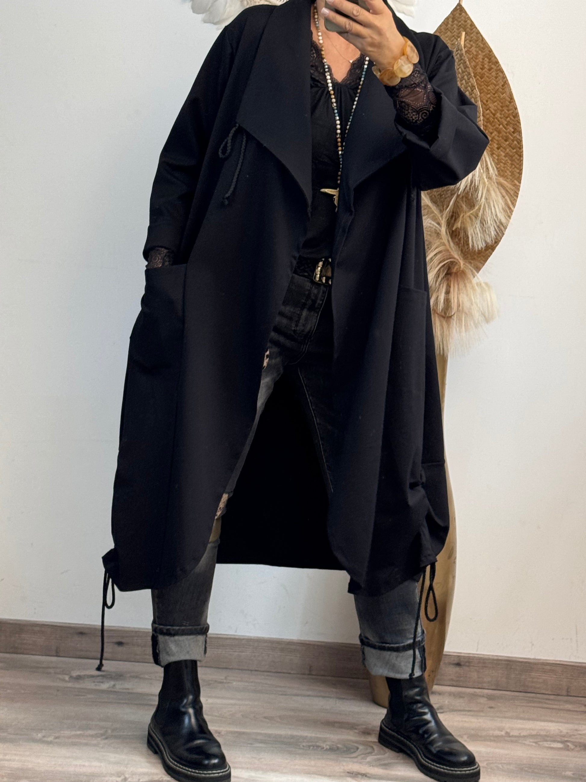 Manteau Arthur noir