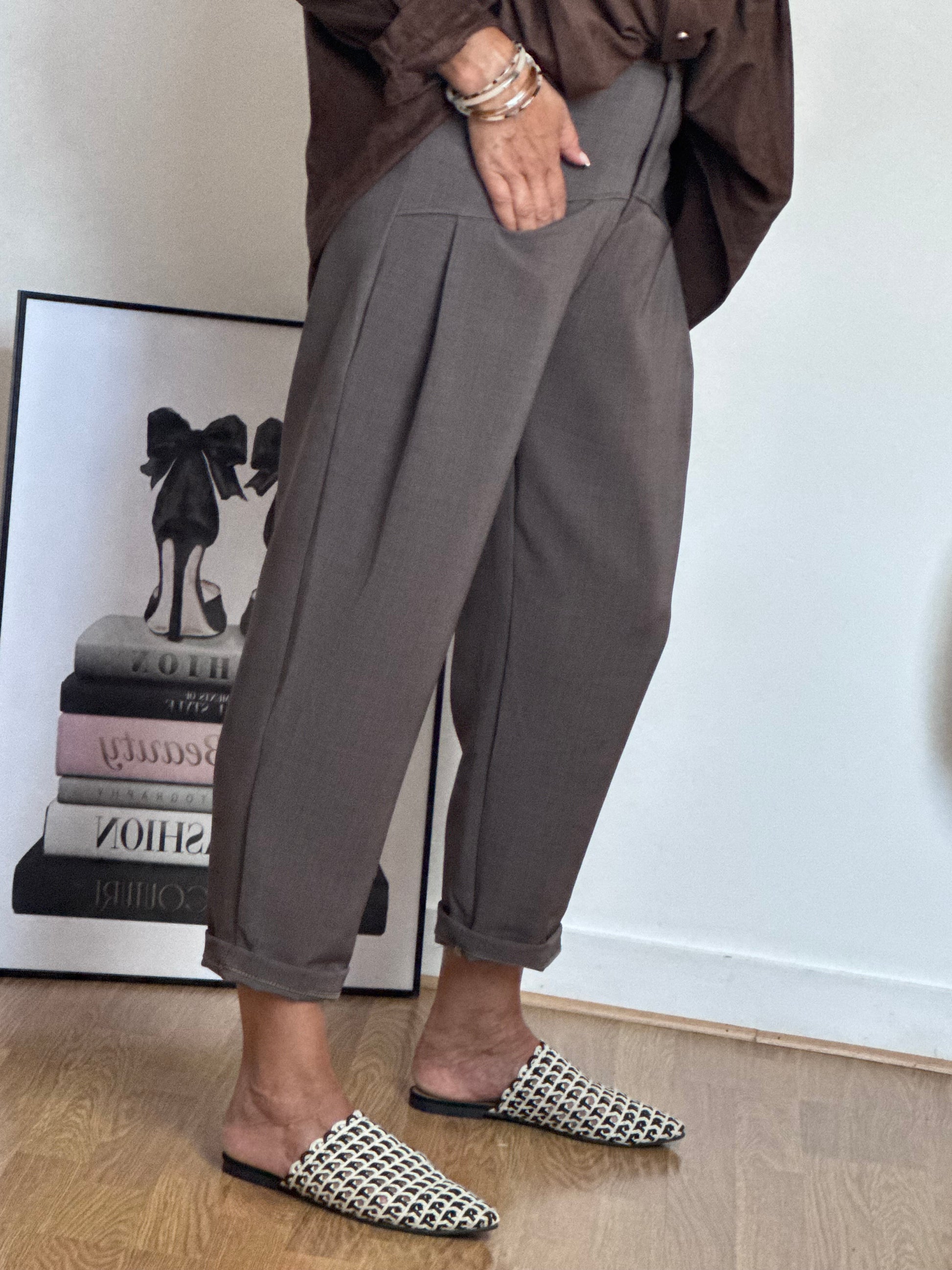 Pantalon Gabriel taupe TU 36/42
