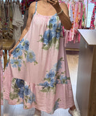 Robe fleurie rose