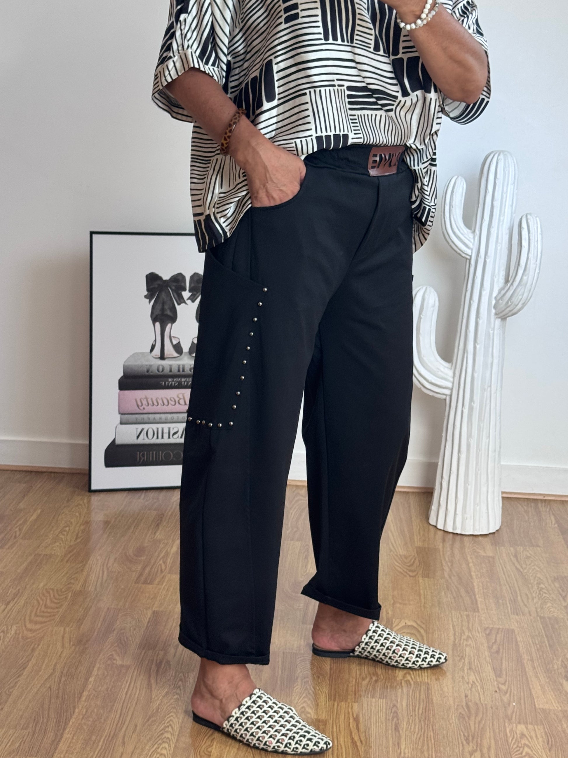 Pantalon noir love TU 38/46