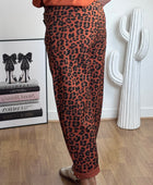 Pantalon confort Léo terracotta TU 38/46