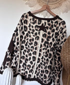 Sweat-shirt Léo Wild Star crème