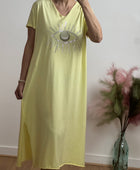 Robe teeshirt jaune TU 38/46