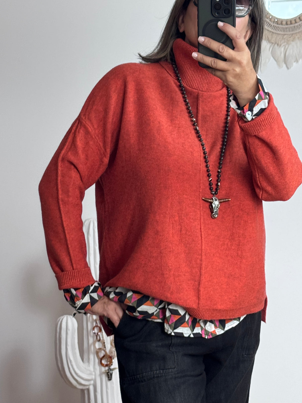 Pull So Chic terracotta