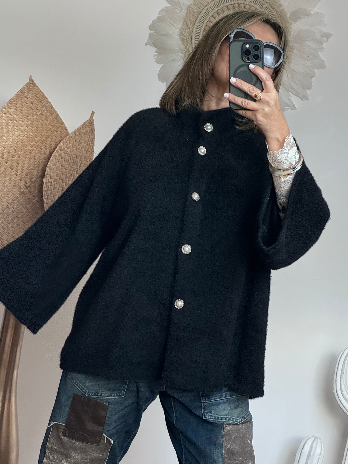 Veste Agathe noire