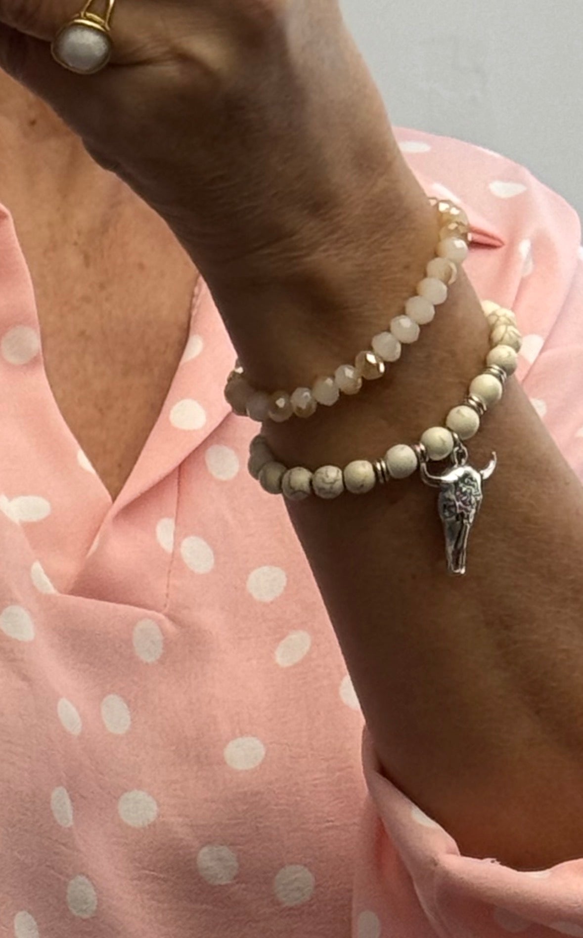 Bracelets tête de buffle