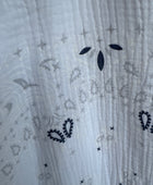 Chemise oversize bandana blanc
