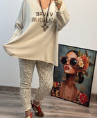 Pull beige vivre d’amour TU 40/50