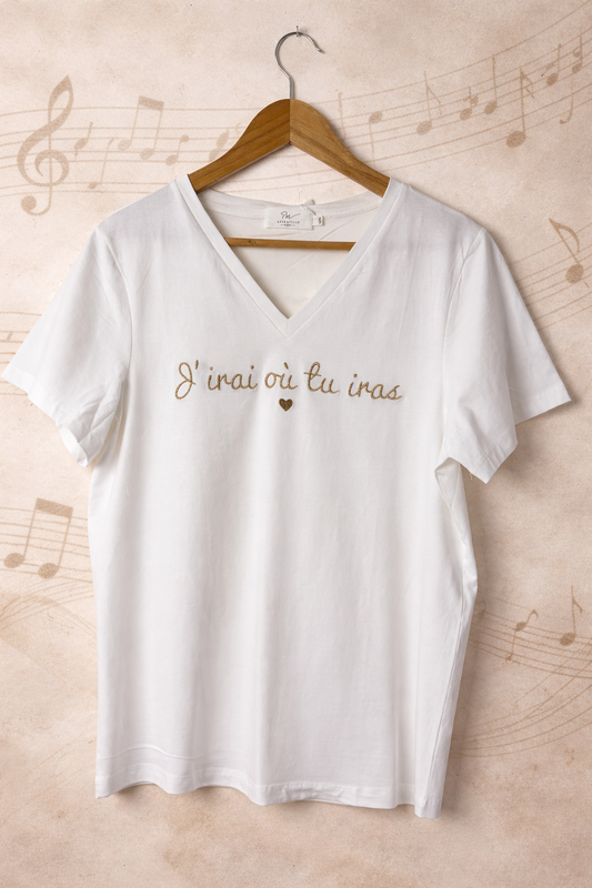 Teeshirt «j’irai où tu iras »