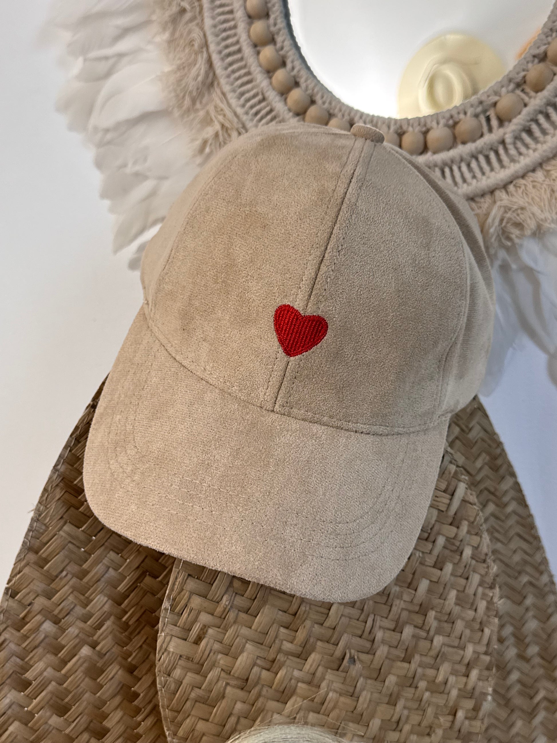 Casquette live beige