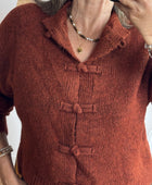 Cardigan Kyoto terracotta