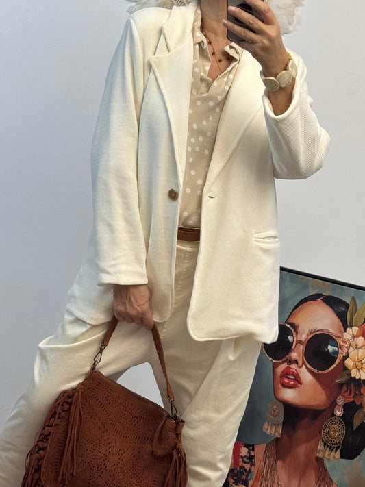 Veste blazer crème TU 40/48